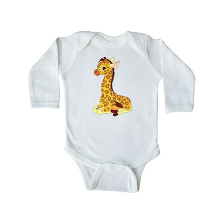 

Inktastic Giraffe Gift Baby Boy or Baby Girl Long Sleeve Bodysuit