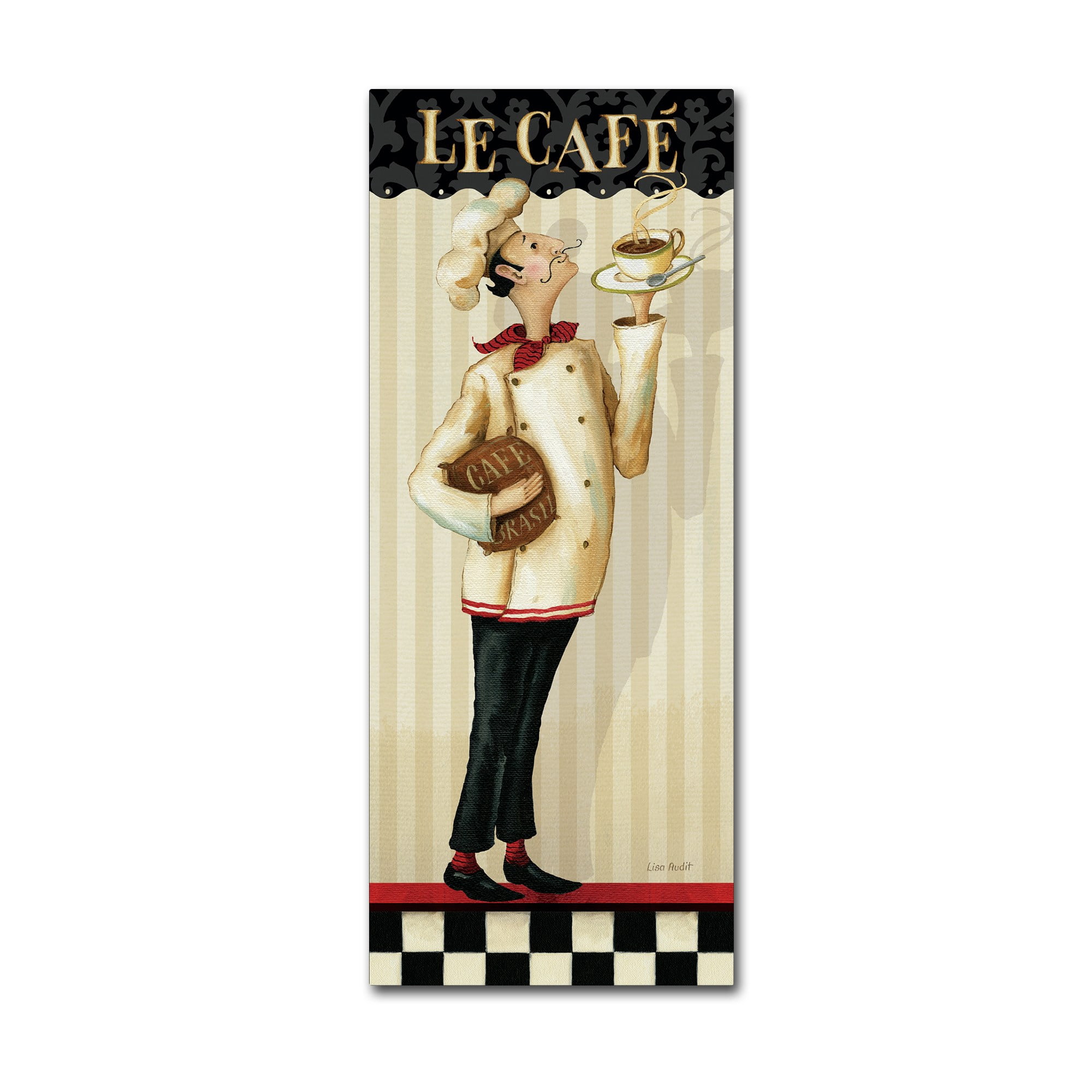Trademark Fine Art Lisa Audit Chef's Masterpiece II Canvas Wall Art - 20x47