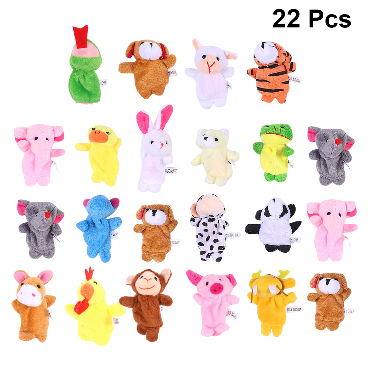 Plush Hand Puppet Farm Animal Children Baby Soft Glove Play Toy with Sound 10" 