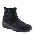thumbnail image 3 of Flexus Women's YANCEY Wedge Booties with Embossed Pattern, Dual Zippers, and Comfortable Fit, 3 of 9