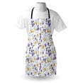 thumbnail image 3 of Floral Apron Blossoming Chamomile Wild Flower Summer Background Spring Natural Pattern, Unisex Kitchen Bib Apron with Adjustable Neck for Cooking Baking Gardening, White Yellow Purple, by Ambesonne, 3 of 3