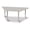 Gray/Gray, variant on Trapezoid Activity Tables - 30" X 60", E-height - Freckled Gray/Key Lime/Gray