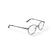 Walmart Men's MV009 Adrian Round Prescription Eyeglasses with Case, Gray