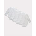 thumbnail image 2 of Hanes Flexy Baby Knit Long Sleeve Bodysuits, 4-Way Stretch, Boys & Girls, 5-Pack, 2 of 2