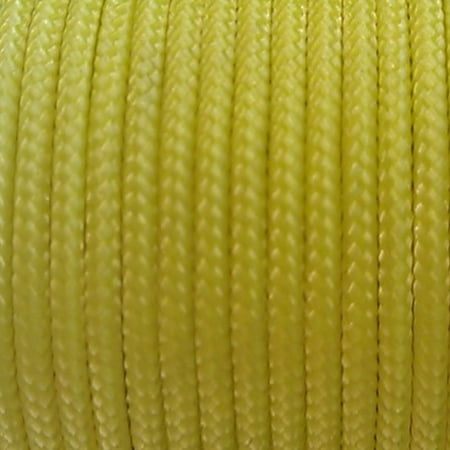 Kevlar Cord Yellow Sleeved Spectra 25ft 325lbs Strength