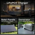 thumbnail image 4 of EF EcoFlow 12V 100Ah LiFePO4 Battery, Built in 100A BMS Group 27 Lithium Battery Deep Cycles & 10 Years Lifespan for RV, Solar Energy, off Grid, Trolling Motor, 4 of 7
