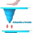 thumbnail image 4 of Inflatable Hair Washing Basin, Shampoo Trays, Easy Drainage, LeakProof, for Bedridden Elderly, Blue, 4 of 5
