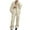 Beige, variant on SincereX Sweatshirts Set for Women Full Zip Jacket With Trousers Suit Oversized Tracksuit Sets With Pocket Stand Collar Coats Joggers Sweatsuit Plain Casual Outfits Sportswear Gym Workout Sets