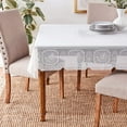thumbnail image 5 of Sana Enterprises Vinyl Lace Crochet Tablecloth for Kitchen, Dining and Buffet, Floral, Stain Resistant,  White. 54x72 Inch Rectangle., 5 of 5