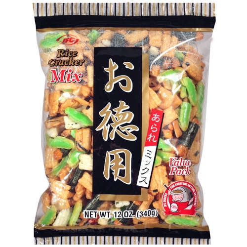 J-Basket Rice Cracker Mix Value Pack Gluten Free 12oz/340g