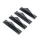 thumbnail image 1 of 4pcs Universal Car Rear Bumper Diffuser Spoiler Carbon Fiber Abs Rear Bumper Lip Diffuser Rear Bumper Universal Car Lip, 1 of 1