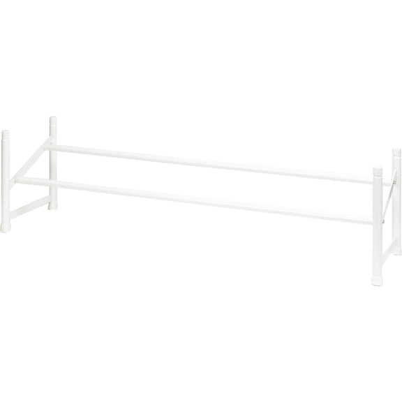 ClosetMaid 8111 Stack and Expand Shoe Rack, White — Residential Use, Standard Application