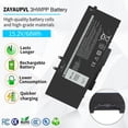 thumbnail image 2 of Batería ZAYAUPVL 3HWPP 68Wh 15.2V Compatible para Dell, 2 of 6