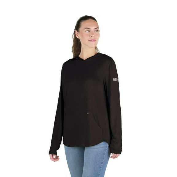 Berne Long Sleeve Hoodie Shirt - UPF 50 Sun Protection - Women's XX-Large