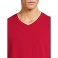 thumbnail image 4 of George Men’s & Big Men’s V-Neck Textured Short Sleeve Tee, Sizes S-3XL, 4 of 5