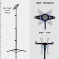 thumbnail image 3 of CPDD UniCPDD ersal iPad Tablet Tripod Mount,Tripod Stand for ipad Pro 11/ipad pro 12.9 and Other Tablets Within 10-14 Inch, Carry Bag Included 10-14 Inch Ipad Tripod, 3 of 7