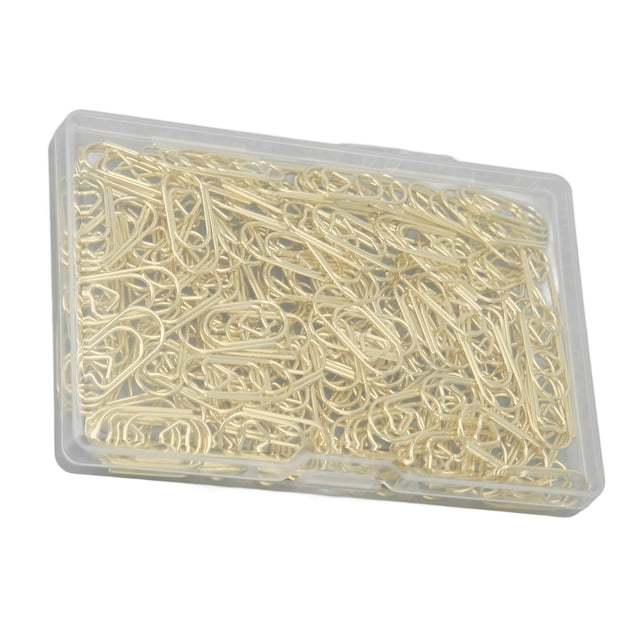 Shaped Paper Clips,150Pcs Mini Cute Heart Shaped Style Electroplated Metal Coated Fold Back Paperclips Bill Holder Binder Clips Bookmarks With Storage Box For Office School Home