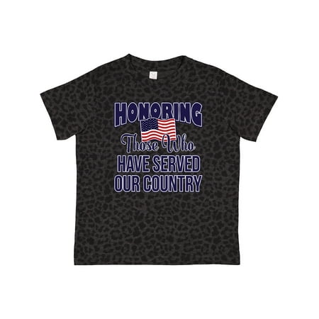

Inktastic Veterans Day Military Honoring Those Who Serve Gift Toddler Boy or Toddler Girl T-Shirt