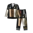 thumbnail image 1 of Balery Two Bottles Of Red And White Wine Pijama para Hombre de Dos Piezas con Manga Larga, Conjunto de Dormir y Descanso Suave con Bolsillos-Medium, 1 of 7