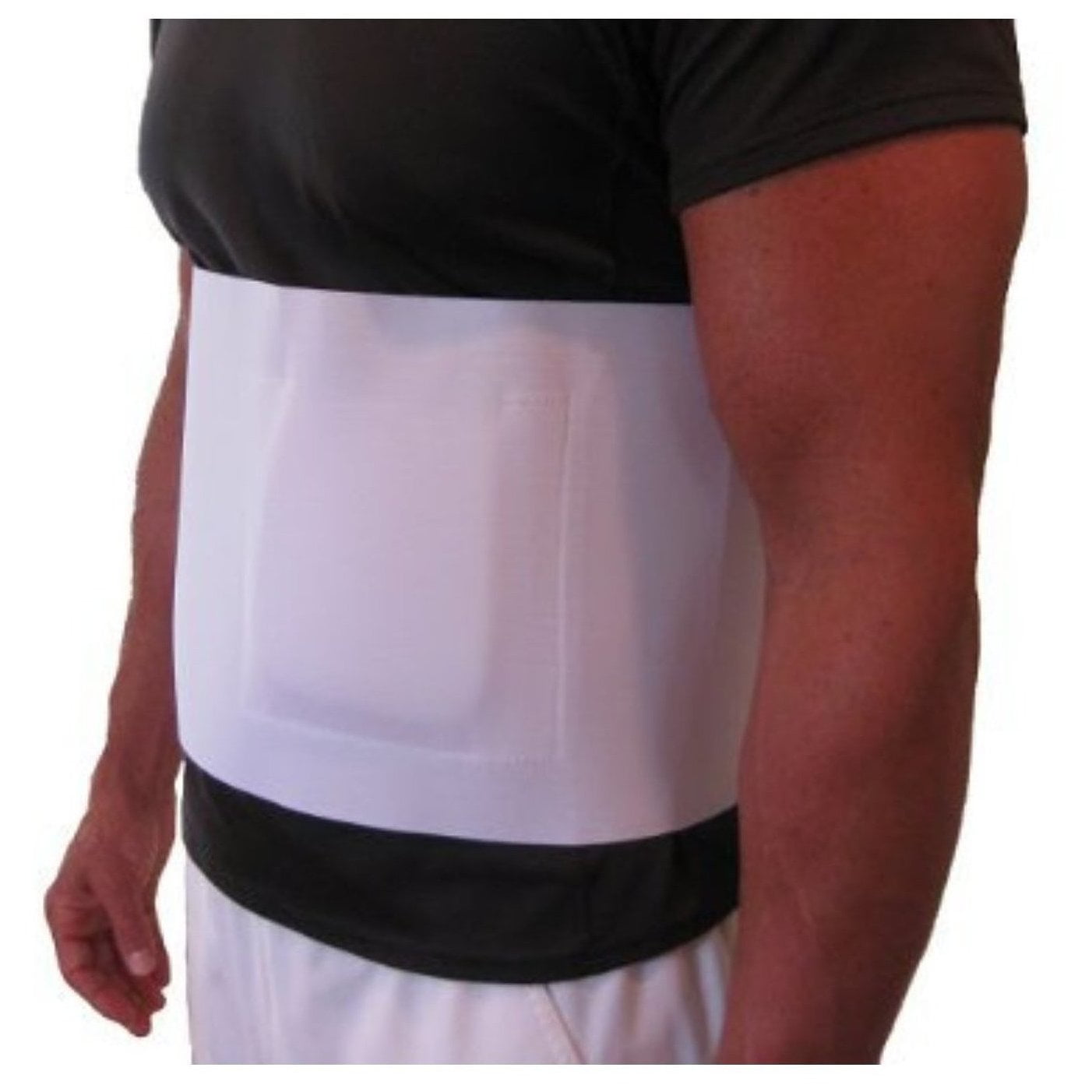 FlexaMed Umbilical Hernia Belt with Compression Pad 8" Wide
