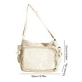 thumbnail image 2 of Women Ita Bag Fashion Shoulder Bag Stylish Crossbody Bag Chic Hobo Bag Fashion Bag (Beige), 2 of 10