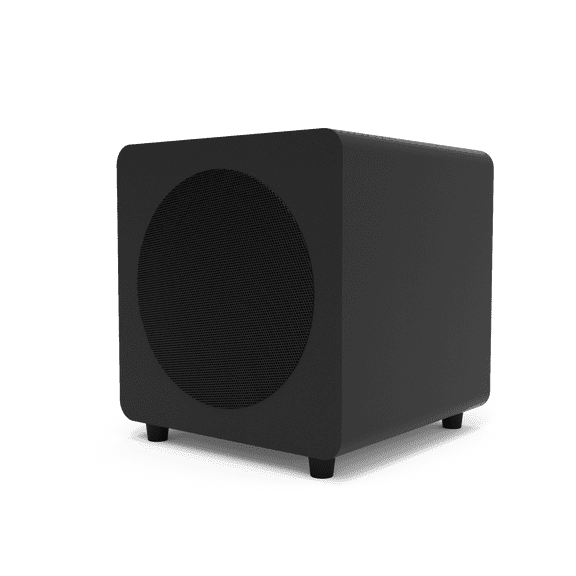 Kanto SUB8 300W Sealed 8" Powered Subwoofer, Matte Black