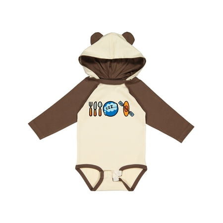 

Inktastic Kayaking Eat Sleep Kayak Gift Baby Boy or Baby Girl Long Sleeve Bodysuit