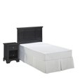thumbnail image 3 of Home Styles Bedford Tête de Lit Simple Ensemble de Chambre 2 Pcs en Noir, 3 of 3