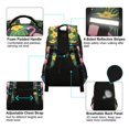 thumbnail image 4 of FORMRS Kids School Backpack Elementary Student Unisex Travel Bookbag with Reflective Stripes, Flamingo Pattern, 4 of 7