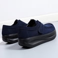 thumbnail image 5 of KaLI_store Womens Shoes Women Penny Loafer Casual Shoes Comfort Slip-on Flats for Driving,Blue, 5 of 5