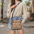 thumbnail image 5 of ZUXONGSY Christmas Elk Print Shoulder Handbag for Women Casual Crossbody Bag Trendy Satchel with Adjustable Wide Strap for Dating Workout, 5 of 7