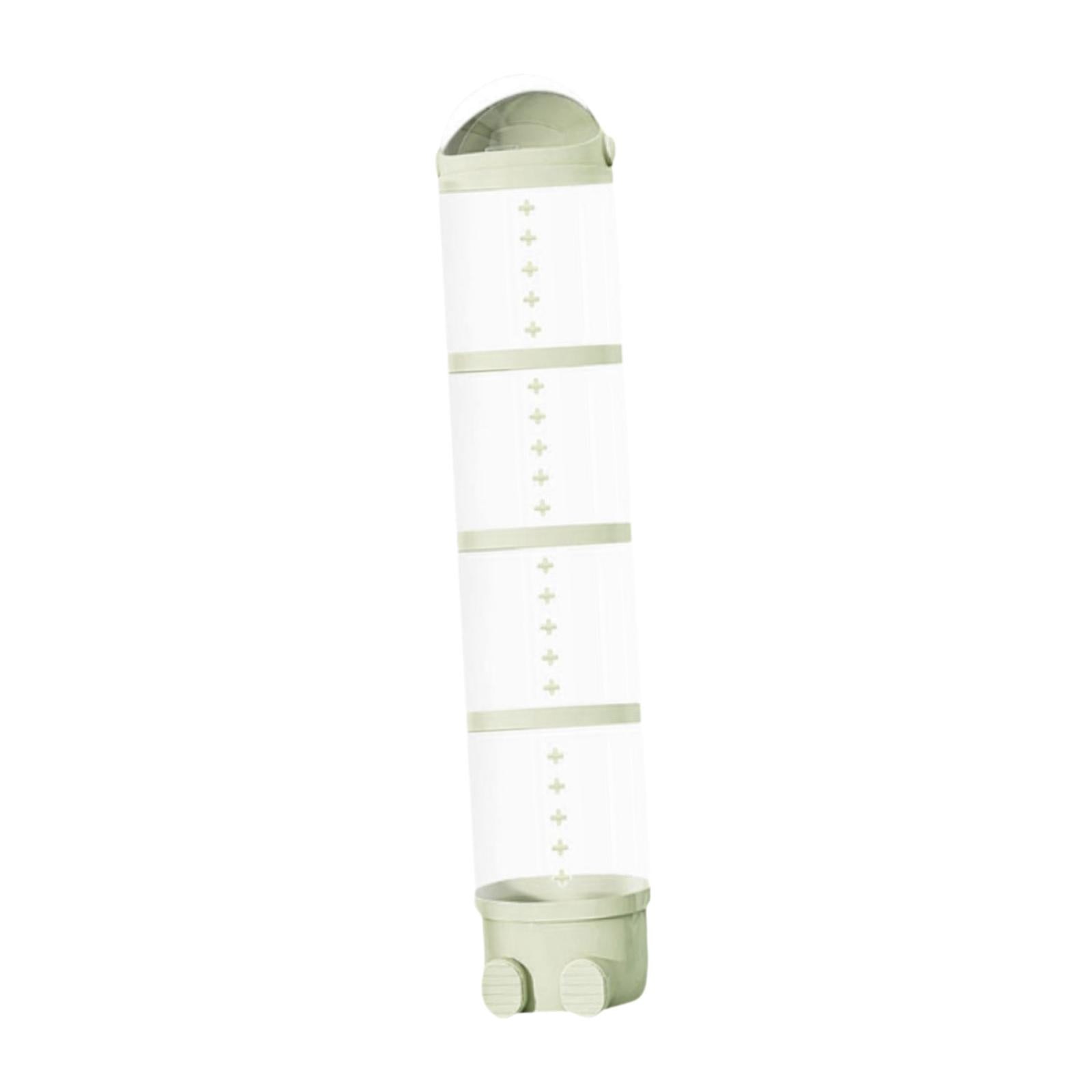 Fancyes Stuffed Toys Storage Tube Cute Display Bucket for Bedroom Household Playroom Green