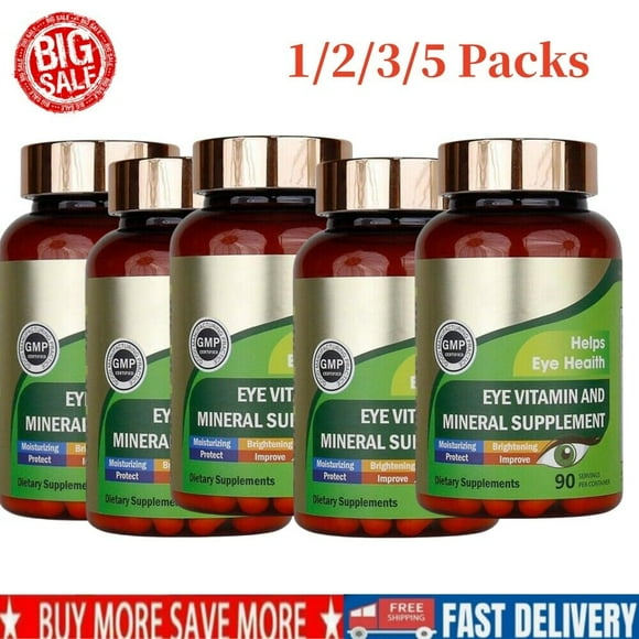 1-5 Pack Eye Health Supplements-Eye Vitamin & Mineral Supplement-Help Eye Health NEW Better