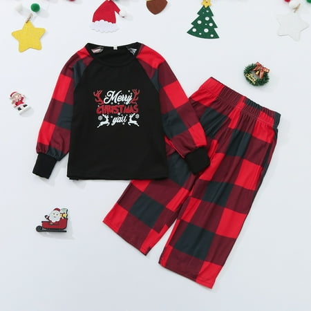 

Christmas Pajamas For Family Children Pajamas Pjs Sleepwear Outfits Matching Set