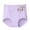 Purple, variant on frariair Women's Solid Color High Waist Floral Print Plus Size Loose Comfortable Cotton Casual Underwear Women's Desirable Comfortable Stretch Hipster Panties Stretch Ladies Briefs
