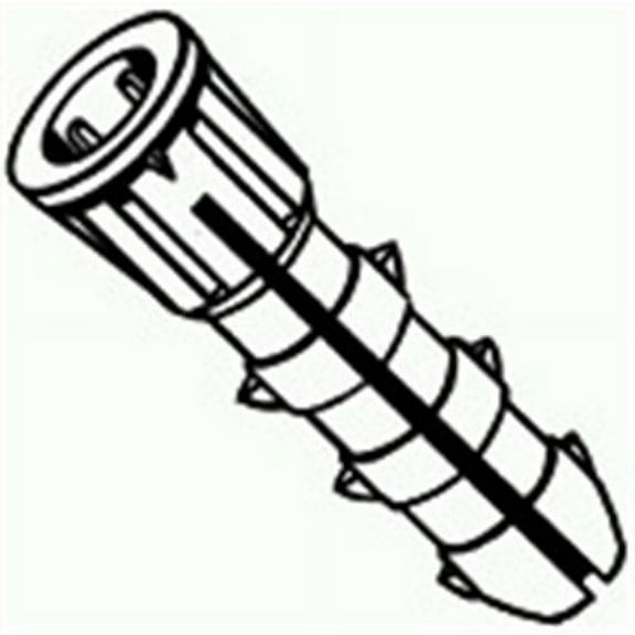 #10 to #12 x 1" Ribbed Plastic Anchors WAP-033 (100 pcs)