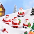 thumbnail image 3 of Lindo micro paisaje de muñeco de nieve de Papá Noel, decoración de bonsái de bricolaje, decoración de nieve, león marino, decoración navideña, 3 of 5