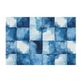 thumbnail image 7 of Yayeee Bath Rug for Bathroom Floor Non Slip Rectangle Fluffy Soft Absorbent Mat, 16"x24", Blue Pattern, 7 of 7