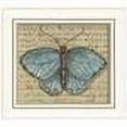 thumbnail image 2 of Artwork Factory 86492 KI Blue Butterfly Framed Print, 2 of 2