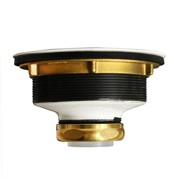 Thrifco Plumbing 4402260 3-1/2 Inch Post Style Kitchen Basket Strainer - White