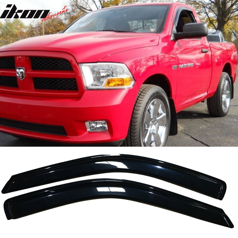 Compatible with 0918 Dodge Ram Acrylic Window Visors Vent Deflector
