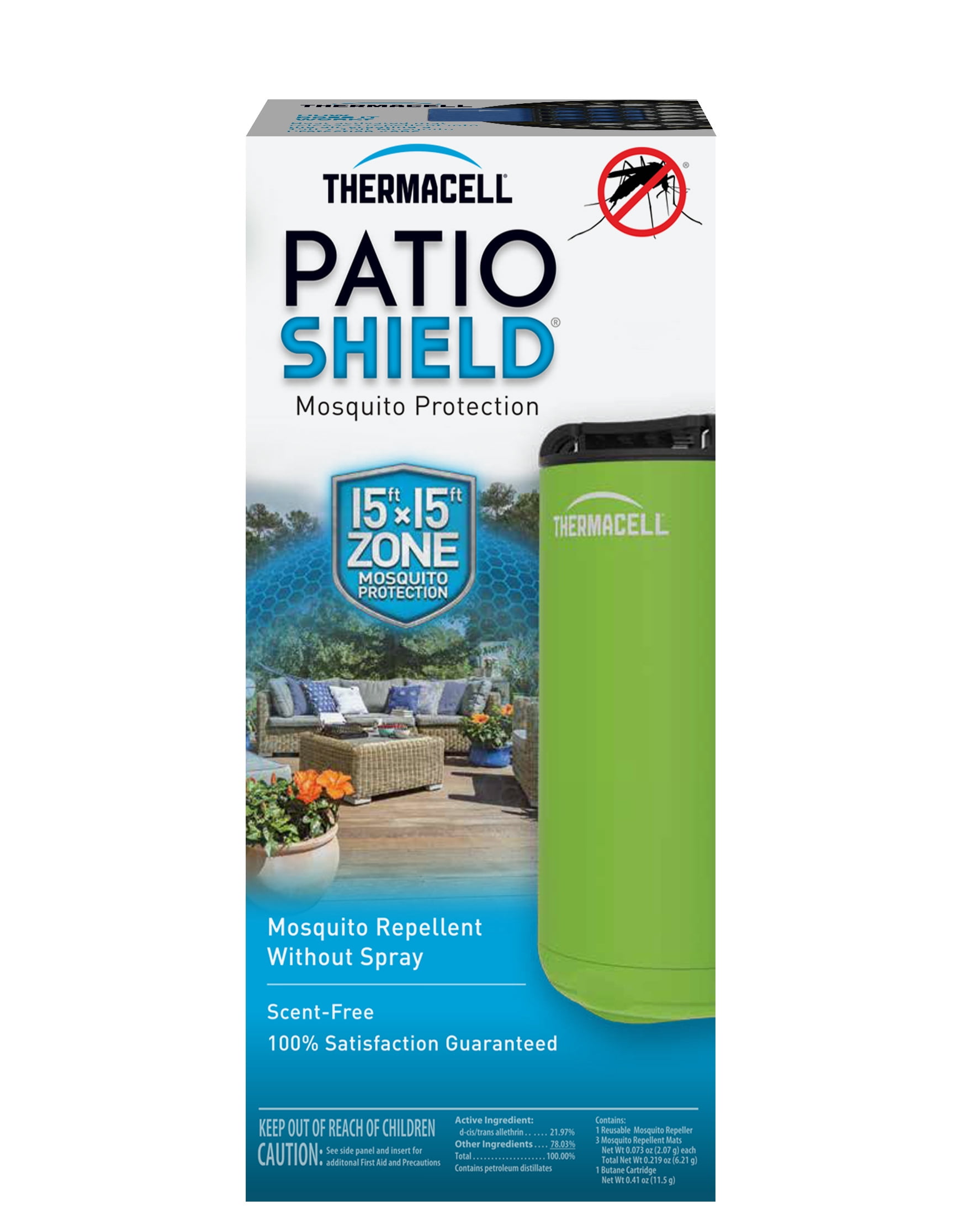 Thermacell Patio Shield Mosquito Repeller Blue Com