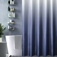 thumbnail image 6 of Waffle Woven Textured Bathroom Curtain Shower Set with Hooks Machine Washable, 6 of 7