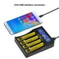 thumbnail image 4 of TiooDre Battery Charger Lcd Intelligent Charger With 9V Four Slots For Aa Aaa 18650, 4 of 8