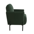 thumbnail image 4 of Studio Living Kingston Bohemian Accent Chair, Green Velvet Fabric, 4 of 11