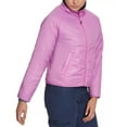 thumbnail image 2 of Bass Outdoor Women's Reversible Fleece Zip Jacket, Navy Blazer/ Spring Crocus, S, 2 of 5