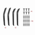 thumbnail image 5 of 4Pcs Car Wheel Mudguards for Jeep Wrangler JK 2007-2017 Flares Extension Eyebrow Widened Fender Splash Protective Guards, 5 of 5