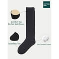 thumbnail image 2 of 3 Pack Kids Girls Unisex Soft Knee High School Uniform Dress Socks Seamless Toe Black White Navy Blue Burgundy, 2 of 5