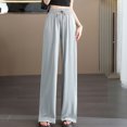 thumbnail image 2 of fatyb Women's Wide Leg Sweatpants High Waist Loose Wide Leg Pants Lightweight Casual Lounge Pants, 2 of 4
