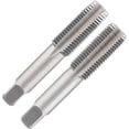 thumbnail image 1 of 2pcs M18x1.5 Tap, M18 Metric Thread Tap Right Hand Thread Tapping Tool, HSS Thread Milling Taps (M18 x 1.5, Taper & Plug Tap) M18x1.5, 1 of 6